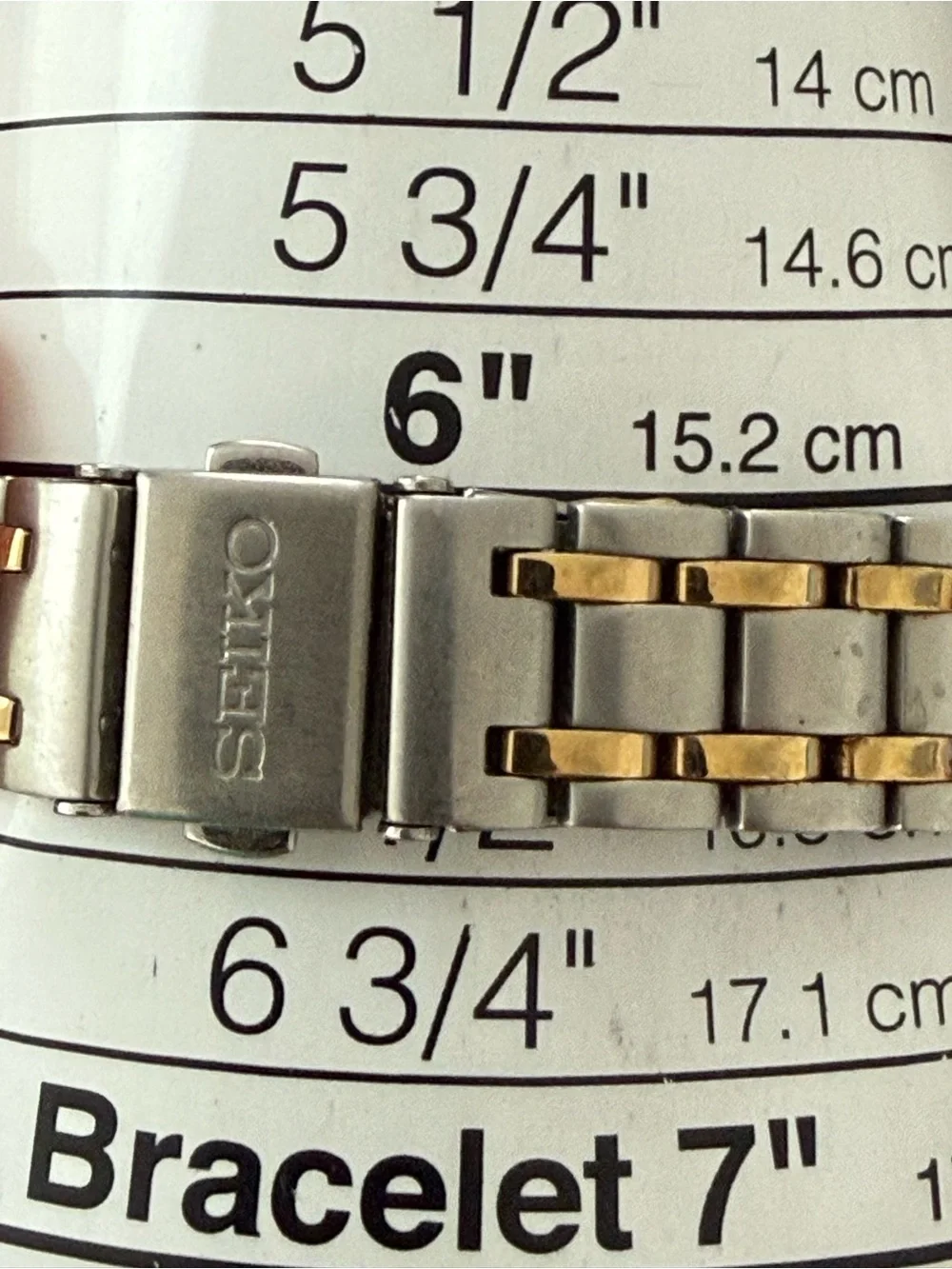 Seiko Solar Ladies Watch Pearl Dial Swarovski Crystals Two-Tone Bracelet Date